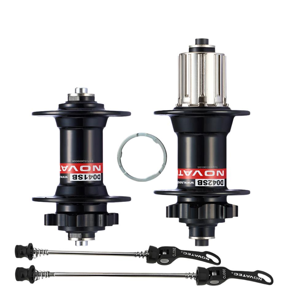 NOVATEC Bicycle Hub 4 Peilin Mountain Bike Hub D041SB/D042SB 28/32/36 Holes 6-Bolt Disc Brake For 8/9/10/11/12 Speed HG hub Body-WAYBIKER