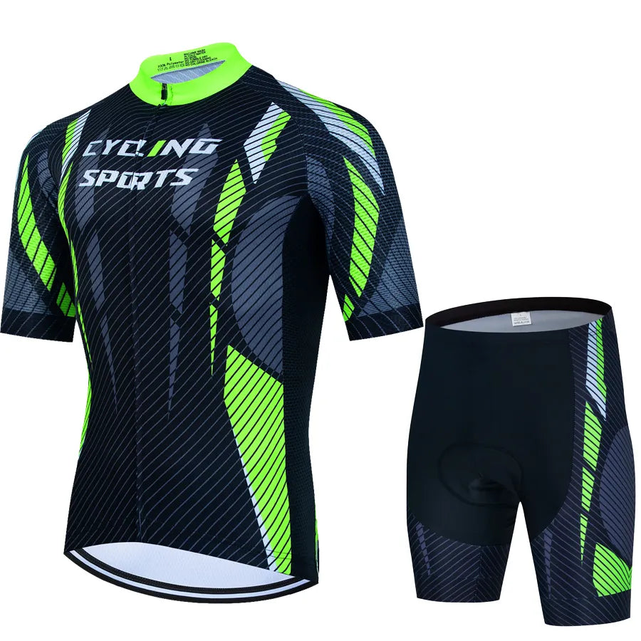 CYKLOPEDIA Cycling Mtb Clothing Man Men's Bike Complete 2023 Sports Set Pants Gel Jersey Laser Cut Uniform Tricuta Clothes Suit