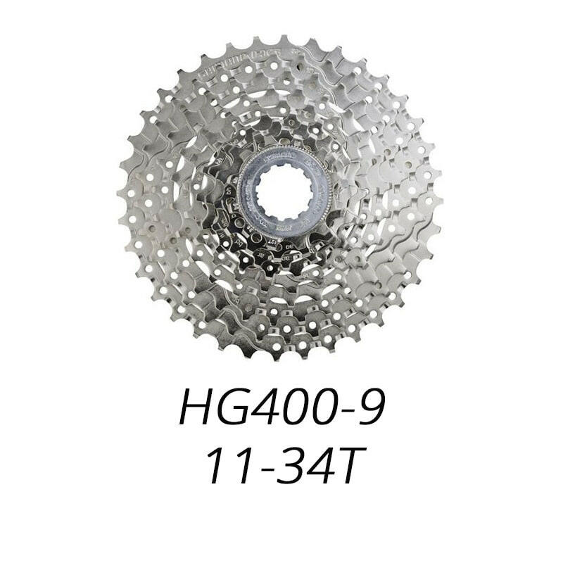 Shimano Alivio M4000 HG400-9 9 Speed Bike Cassette MTB Mountain Bicycle Freewheel HG400 9S 11-28T 11-32T 11-34T 28T 32t 34t 36t-WAYBIKER