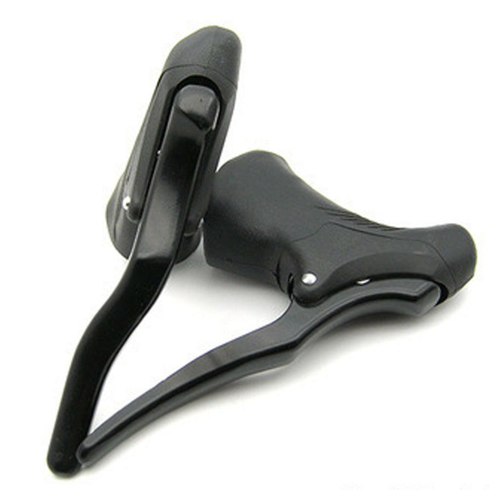 1 Pair Bicycle Brake Aluminum Alloy Road Bike Drop Bar Brake Levers Anti-slip Cycle Brakes Handle Bicycle Accessoires 2023-WAYBIKER