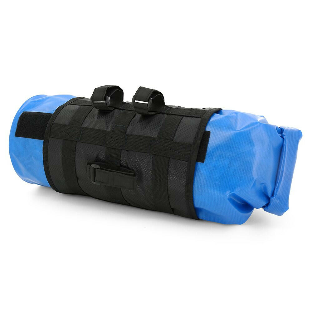 Bicycle Bag Waterproof Cycling Mountain Road MTB Bike Front Frame Handlebar Pannier Dry Bag with RollTop Closure 3-7L Adjustable-WAYBIKER