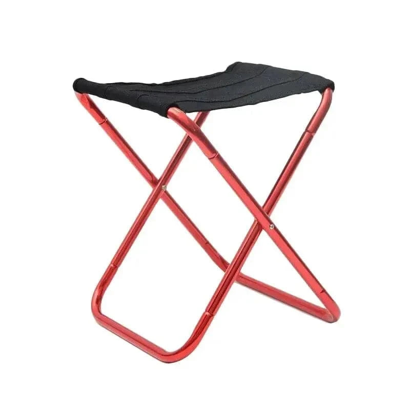 Outdoor Camping Chair Golden Aluminum Alloy Folding Chair With Bag Stool Seat Fishing Camping-WAYBIKER