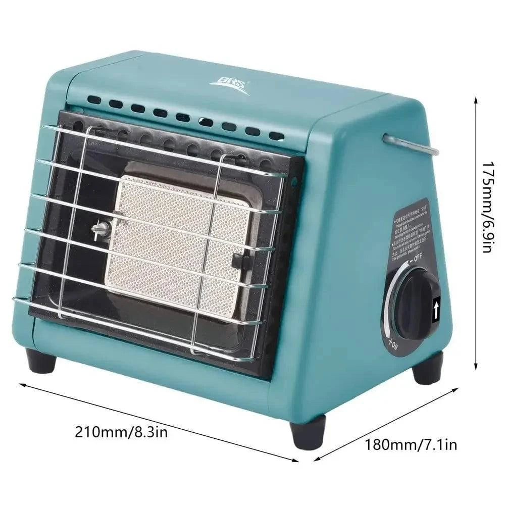 BRS-H23 1500W Gas Heater Stove Patio Heater Portable Outdoor Camping Heating Stove Tent Mini Heater Stove Propane Radiant Heater-WAYBIKER