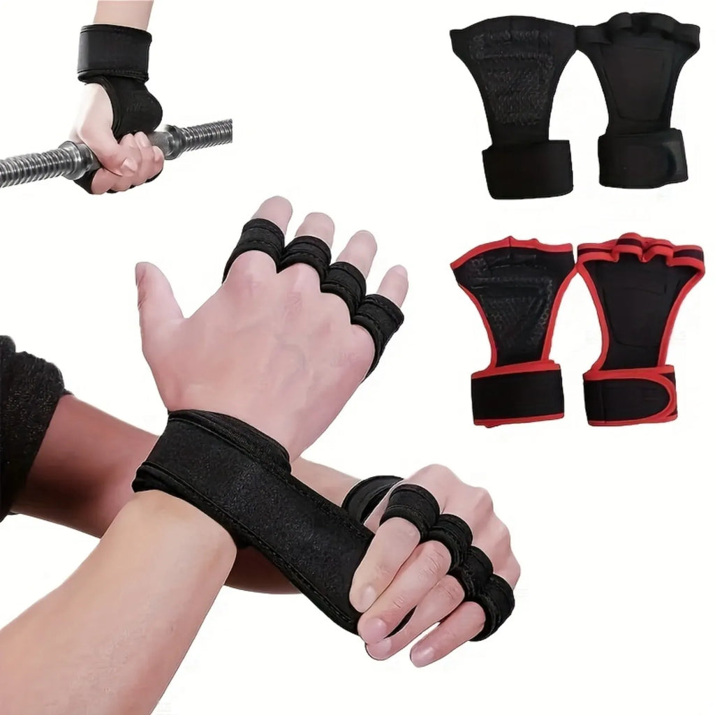 Training Gloves Cycling Gloves Wrist Support Sports Fitness Body Building Gymnastics Gym Bodybuilding Gloves-WAYBIKER