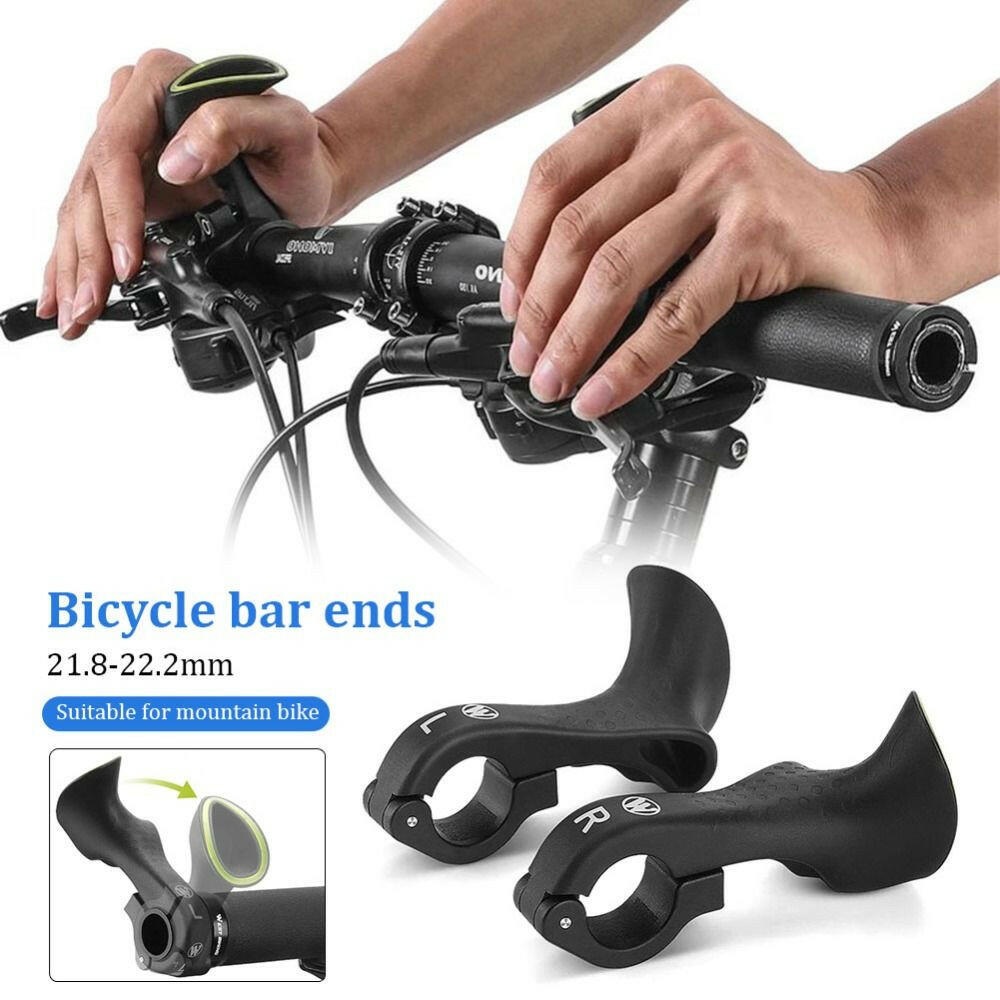 Ergonomic Design Mtb Bicycle Inner Bar ends Road Gravel Mountain Bike Handlebar Bar Ends Cycle Parts-WAYBIKER