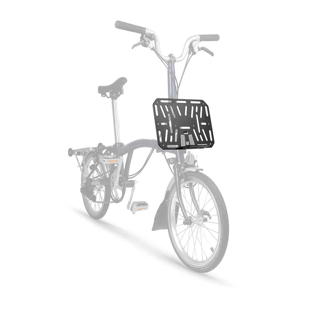 Bike Front Rack Bicycle Bag Base Adapter Integrated Aluminum Alloy Front Bracket for Bike Bag Easy Installation Bicycle Luggage-WAYBIKER