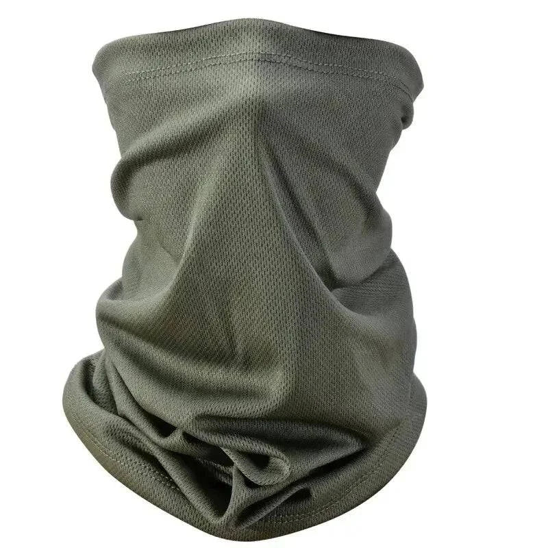 Solid Color Bandana High Elastic Seamless Buffs Gaiter Headband Cycling Mountaineering Face Shield Men Scarf-WAYBIKER