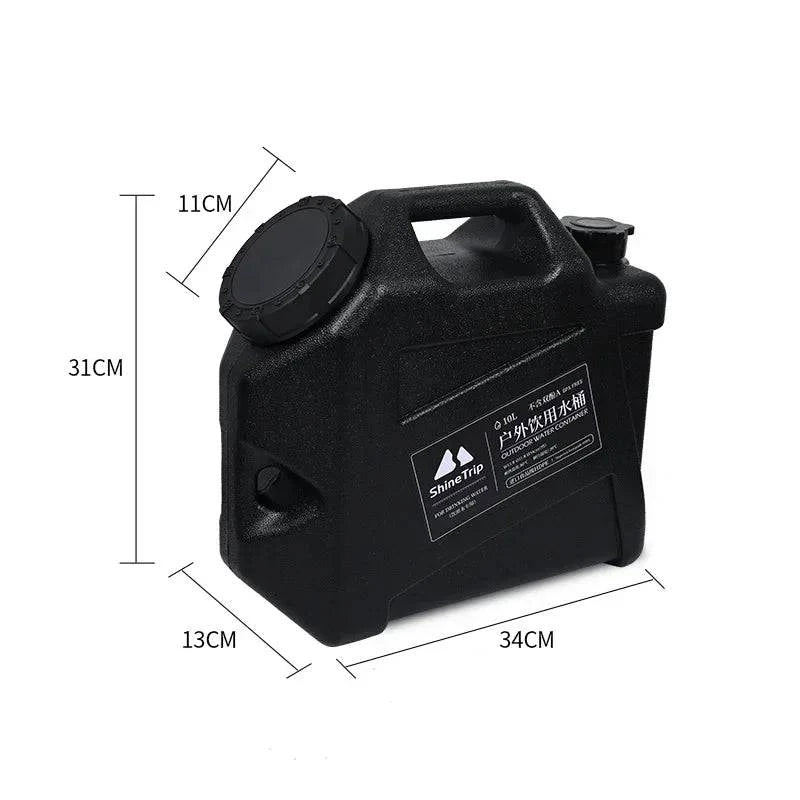 ShineTrip Camping Portable Water Bucket with Faucet Outdoor Portable Car mounted Large Capacity Food Grade Water Storage Bucket-WAYBIKER