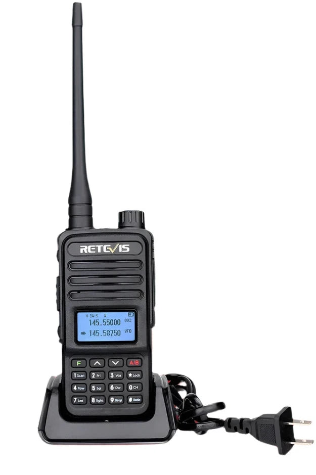 Retevis Walkie Talkie RT85 Ham Two-way Radio Stations 5W Walkie-talkies VHF UHF Dual Band Amateur Portable Radio TYT UV88 uv88-WAYBIKER