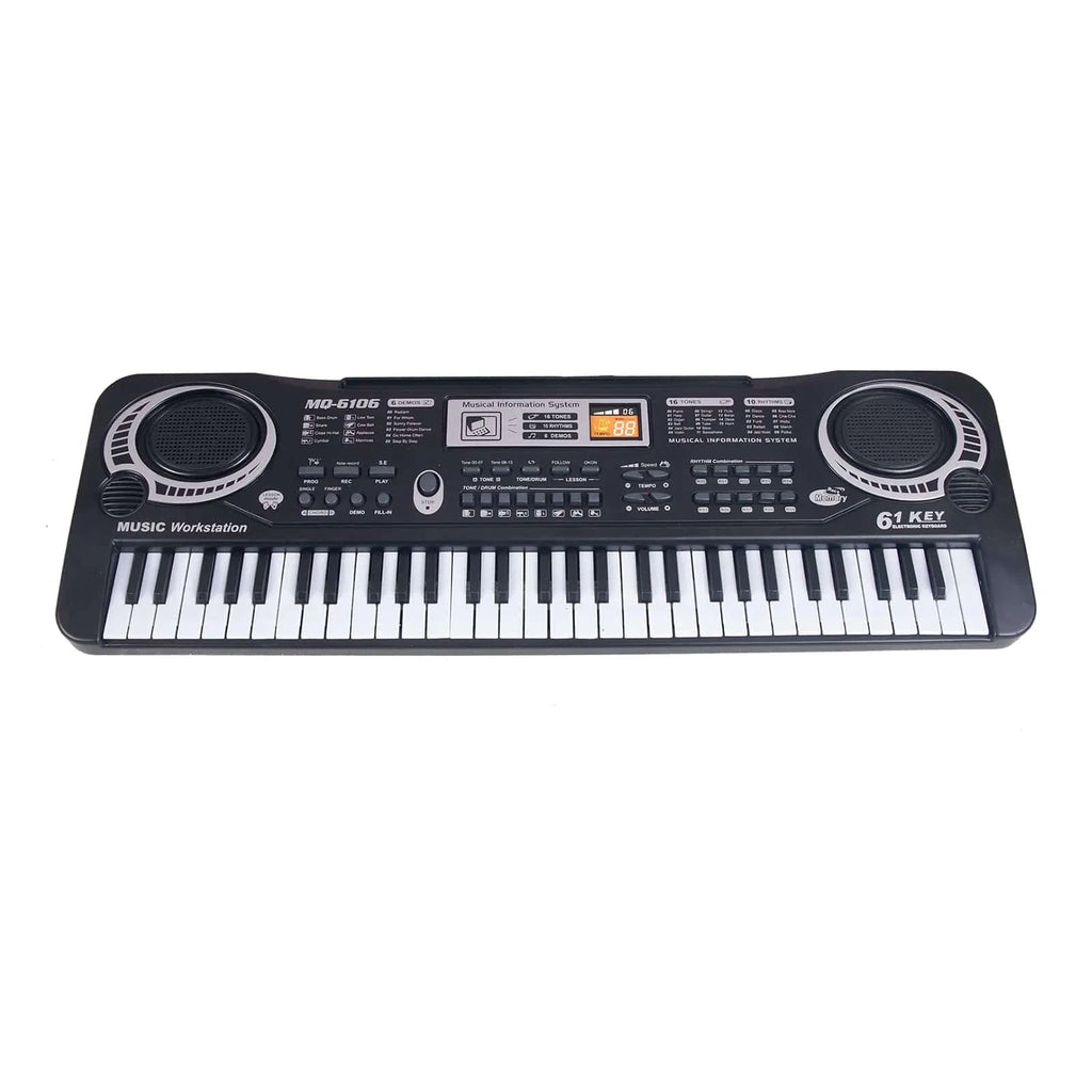 61 Keys Electronic Organ USB Electric Piano Digital Keyboard Piano Musical Instrument Microphone Music Gifts For Kids-WAYBIKER