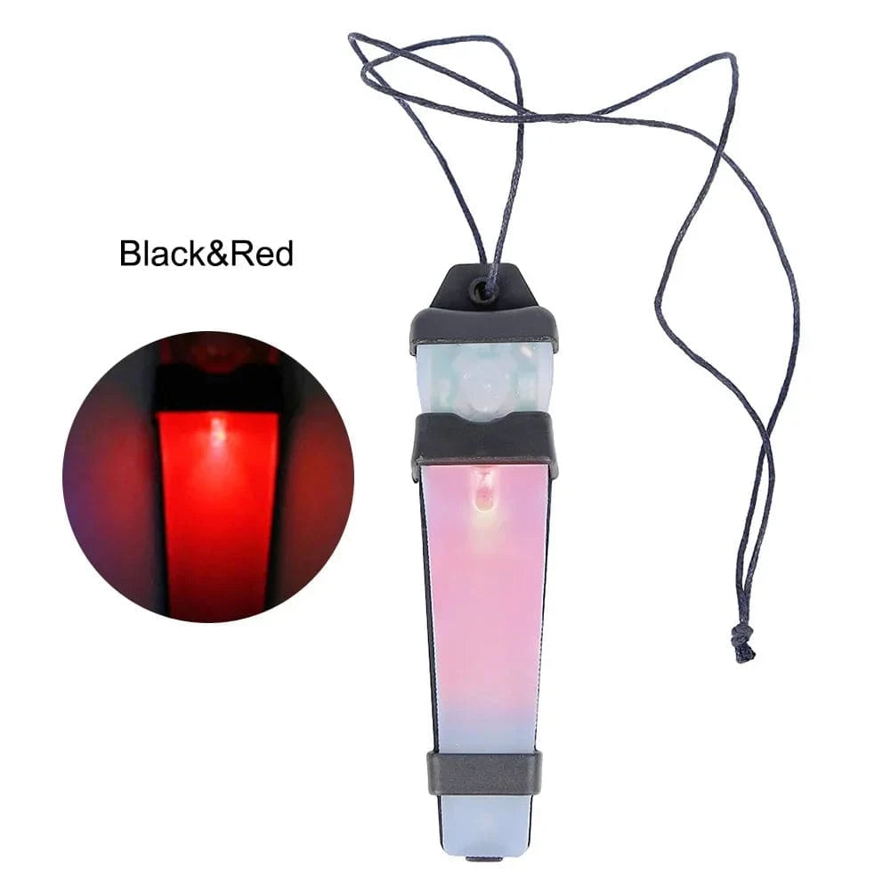 Wilderness Survival Helmet Silicone Waterproof Portable Survival Signal Cycling Night Light Camping-WAYBIKER