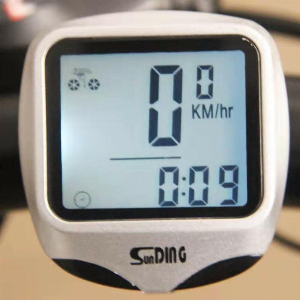 Waterproof Bike Speedometer Multi-Functions Plastic ABS 4.5*4.5*2.0cm Bike Accessories With Backlight-WAYBIKER