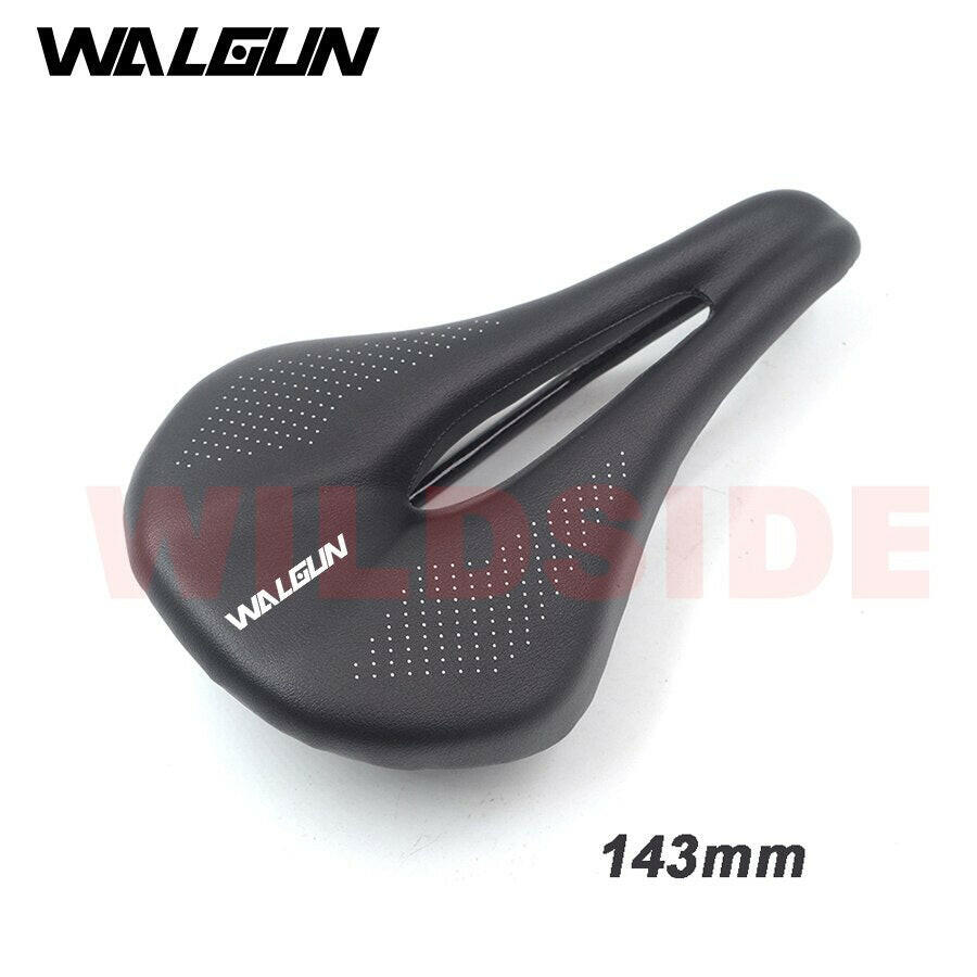 Walgun Bike Carbon Fiber Saddle Road MTB  Mountain Bike Bicycle Saddle For Man Cycling Saddle Trail Comfort Races Seat 143/155mm-WAYBIKER