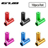 10pcs Bike Derailleur Shifter Brake Cable End Cap Housing Ferrules Cover for Road Mountain Bicycle Aluminium Alloy-WAYBIKER
