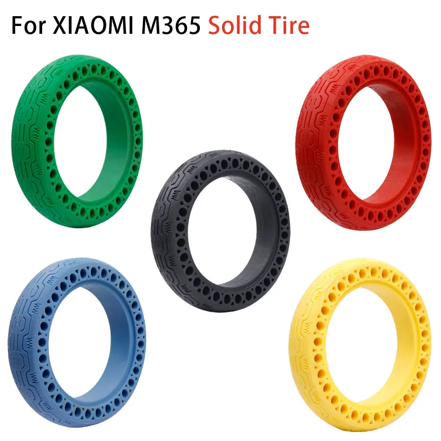 Durable Updated yellow Wheel Anti-Explosion Tire For Xiaomi Pro M365 Pro 2 Mi3 Electric Scooter Tubeless Hollow Solid Tyre Wheel-WAYBIKER