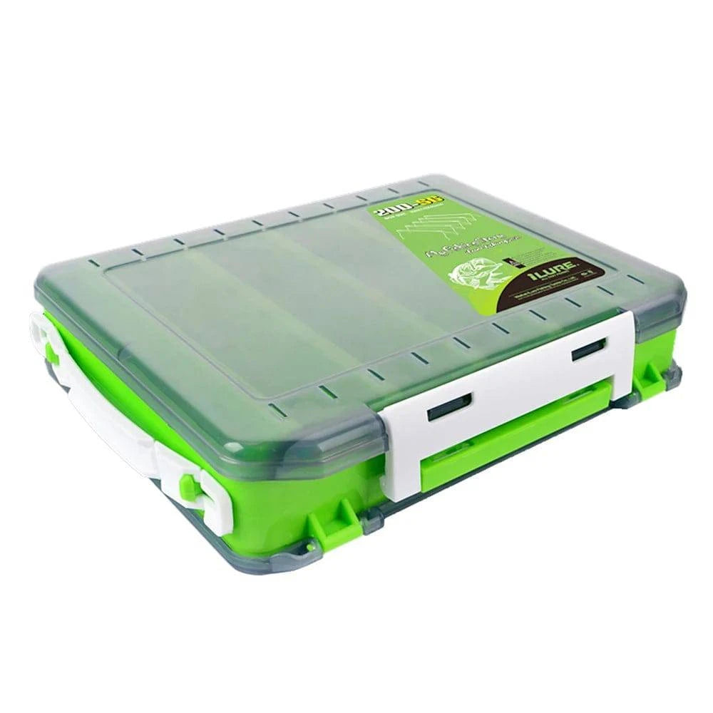 Double Sided Fishing Box Fishing Accessories Lures Hooks Storage Box Fishing Tackle Organizer Box-WAYBIKER
