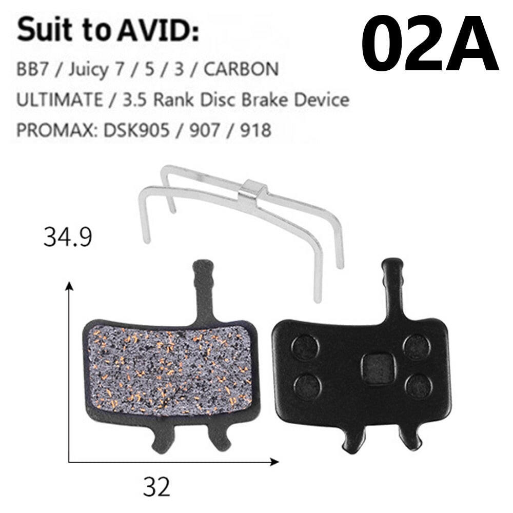 1 Pair/2pcs MTB DISC Brake Pads for Shimano XT DEORE MT200 315 For Magura/TEKTRO/AVID/MEGURA/HAYS Resin/Metal Disc Brake Pads-WAYBIKER