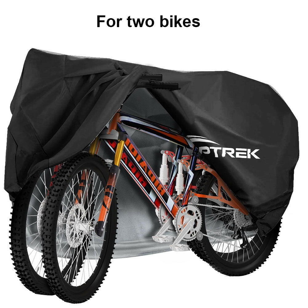 Toptrek Bike Cover Waterproof Snow and Rain Cover UV Protector Dust Protector for Bicycle Waterproof Bike Dustproof Cover 210T-WAYBIKER