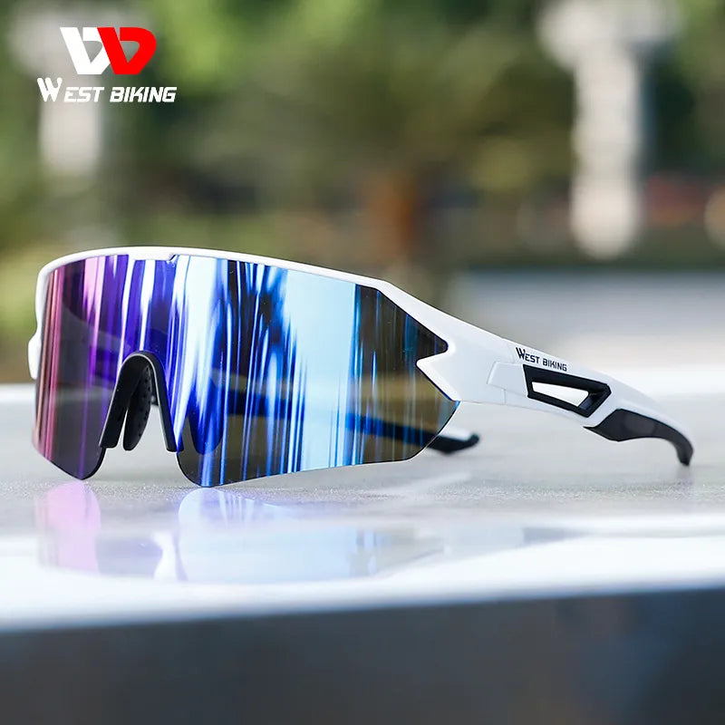 WEST BIKING Cycling Sunglasses UV400 Protection Sports Eyewear Men Women MTB Road Bike Bicycle Glasses Hiking Riding Goggles-WAYBIKER