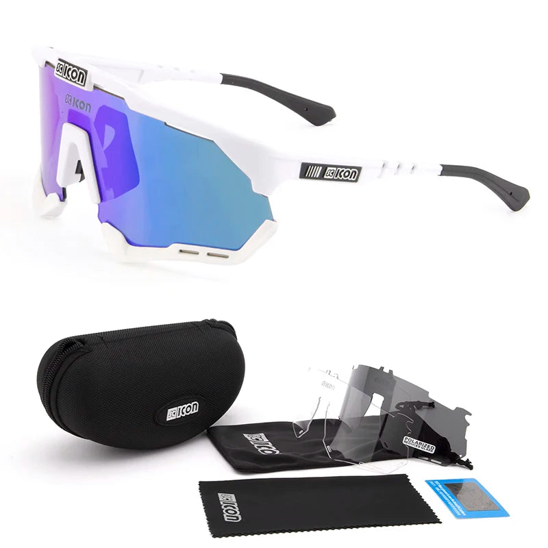 Polarized Cycling Glasses Men Women Outdoor Polarized Fishing Sunglasses Mountain Bicycle Glasses Road Bike Cycling Eyewear