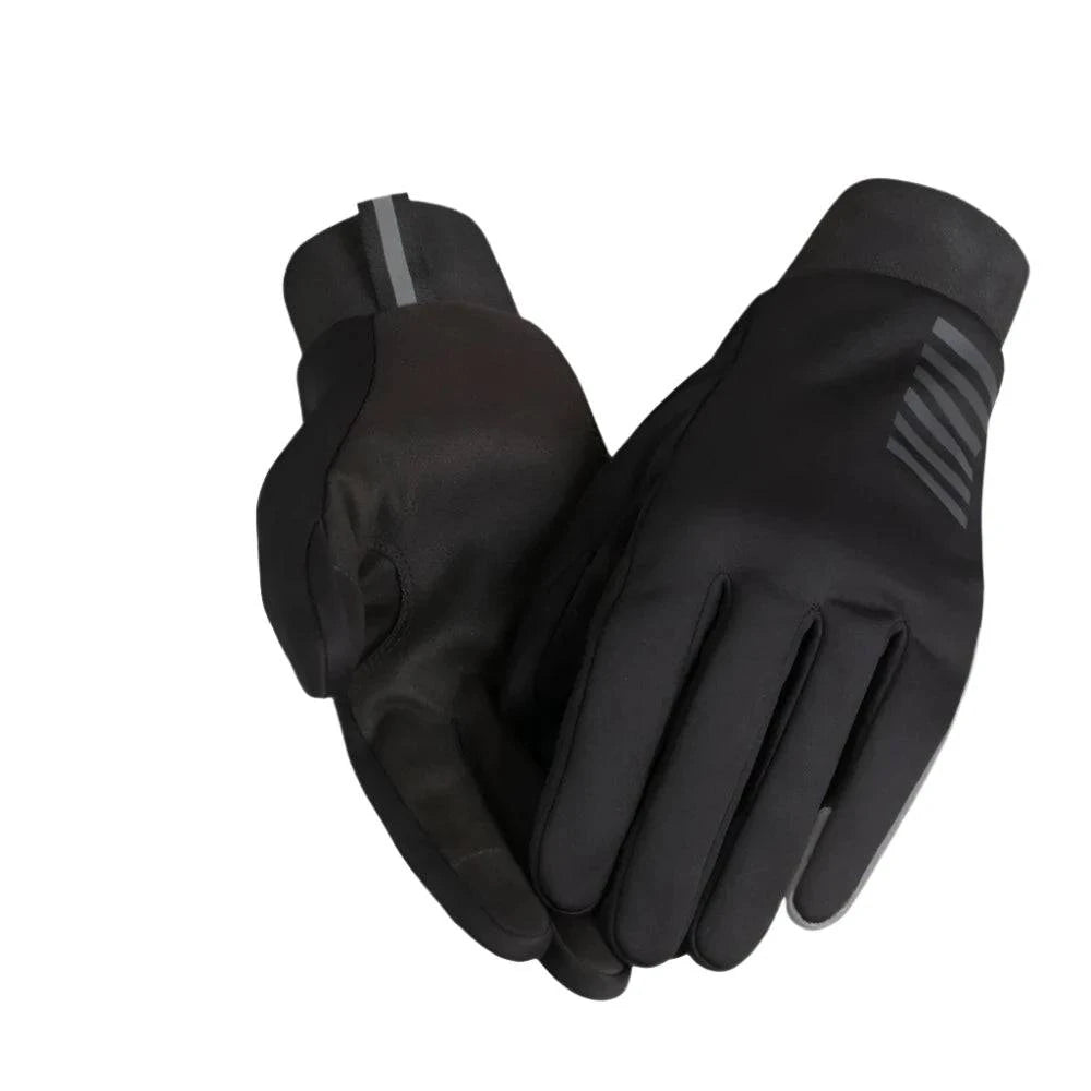 Cycling Gloves Winter Full Finger Waterproof Skiing Outdoor Sport Bicycle Gloves For Bike Scooter Motorcycle In The Cold-WAYBIKER