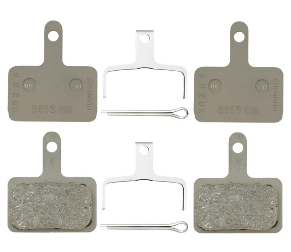 2 Pair Original B05S Brake pads Resin Disc Brake Pads for MTB MT200/M315 / M355 / M395 / M446 / M575 up to b01s b03s-WAYBIKER