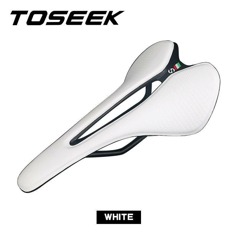 TOSEEK Ultralight Breathable Comfortable Seat Cushion Narrow and Small Saddle Recommended For Women Bike Saddle Parts Components-WAYBIKER