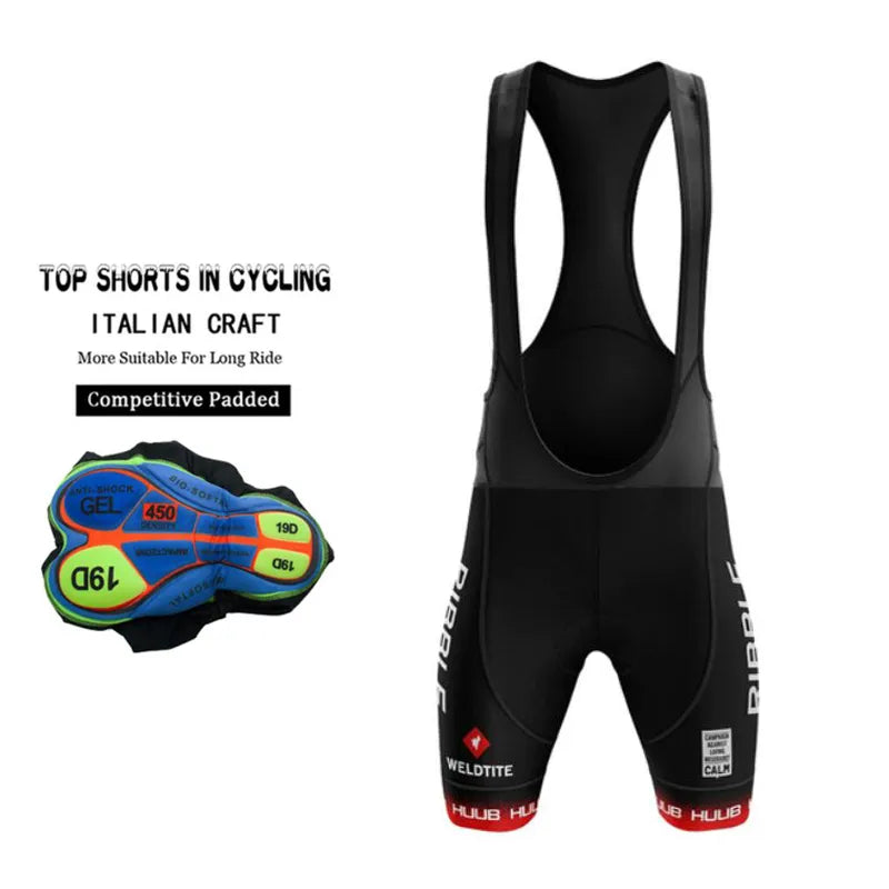 2023 HUUB Men Cycling Bib Shorts 19D Gel Pad Mountain Bike Shorts Summer Outdoor Breathable Bike Riding Bib Tights Quick Dry-WAYBIKER