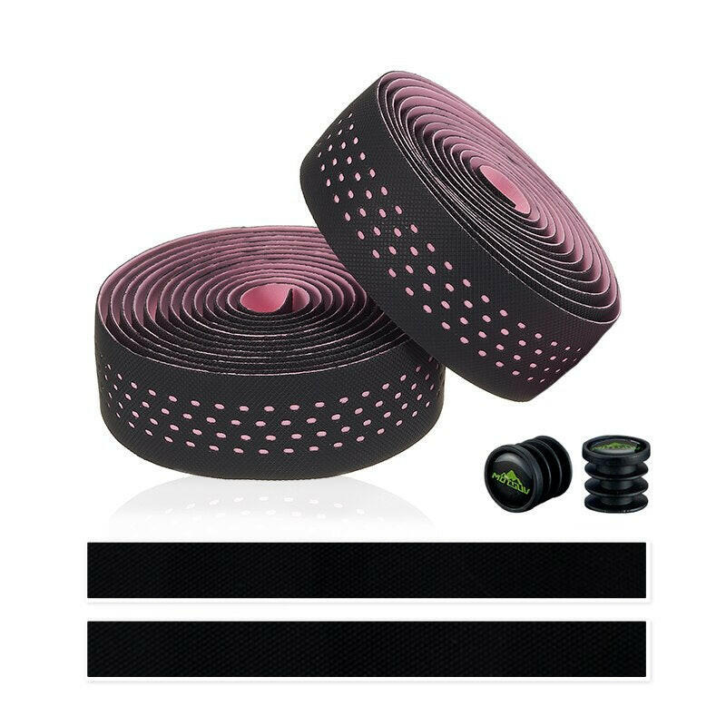 ESLNF Bicycle Handlebar Tape Steering Wheel Cover Road Cycling Handle Non-slip PU Belt Tape Bike Accessories Shock Straps-WAYBIKER