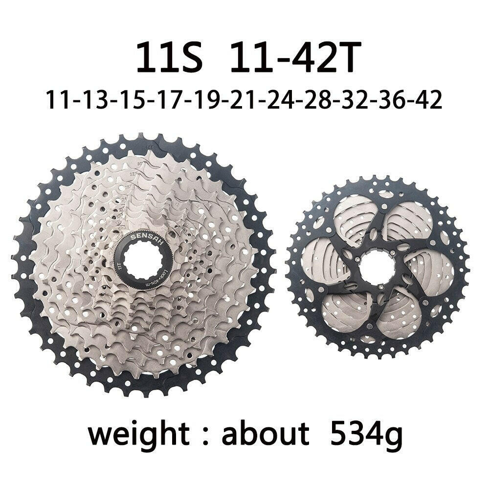 SENSAH Mountain Bike 8 9 10 11 12 Speed Velocidade Bicycle Cassette MTB Freewheel Sprocket 40T 42T 46T 50T 52T for HG HUB-WAYBIKER