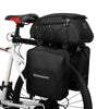3-in-1 Bike Rack Bag Trunk Bag Waterproof Bicycle Rear Seat Bag with 2 Side Hanging Cooler Bags Cycling Cargo Luggage Bag