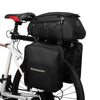 3-in-1 Bike Rack Bag Trunk Bag Waterproof Bicycle Rear Seat Bag with 2 Side Hanging Cooler Bags Cycling Cargo Luggage Bag-WAYBIKER