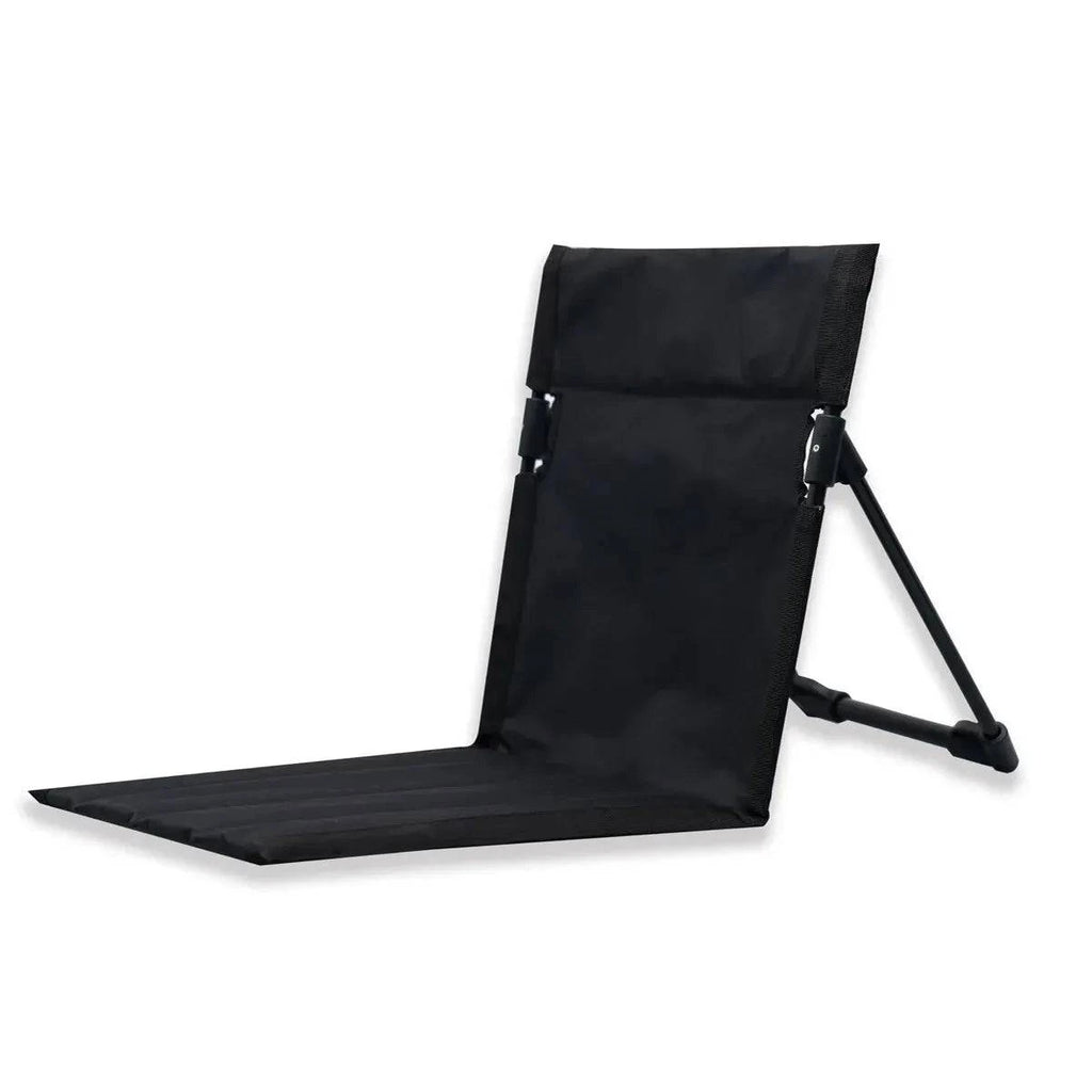 Foldable Camping Chair Outdoor Garden Park Single Lazy Chair Backrest Cushion Picnic Camping Folding Back Chair Beach Chairs-WAYBIKER