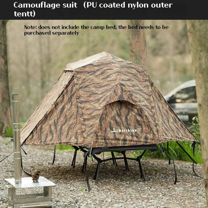 Difeike customer exposed camping beds, tents, single person hiking tents, lightweight overnight shelter for rain protection-WAYBIKER