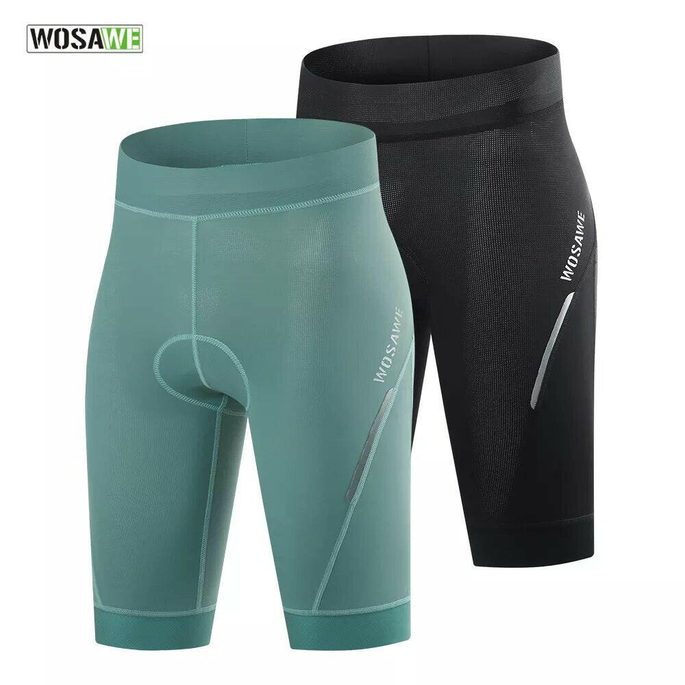 WOSAWE Quick Dry Women 3D Gel Padded Cycling Shorts Shockproof MTB Mountian Bicycle Shorts Road Racing Bike Shorts Breathable-WAYBIKER