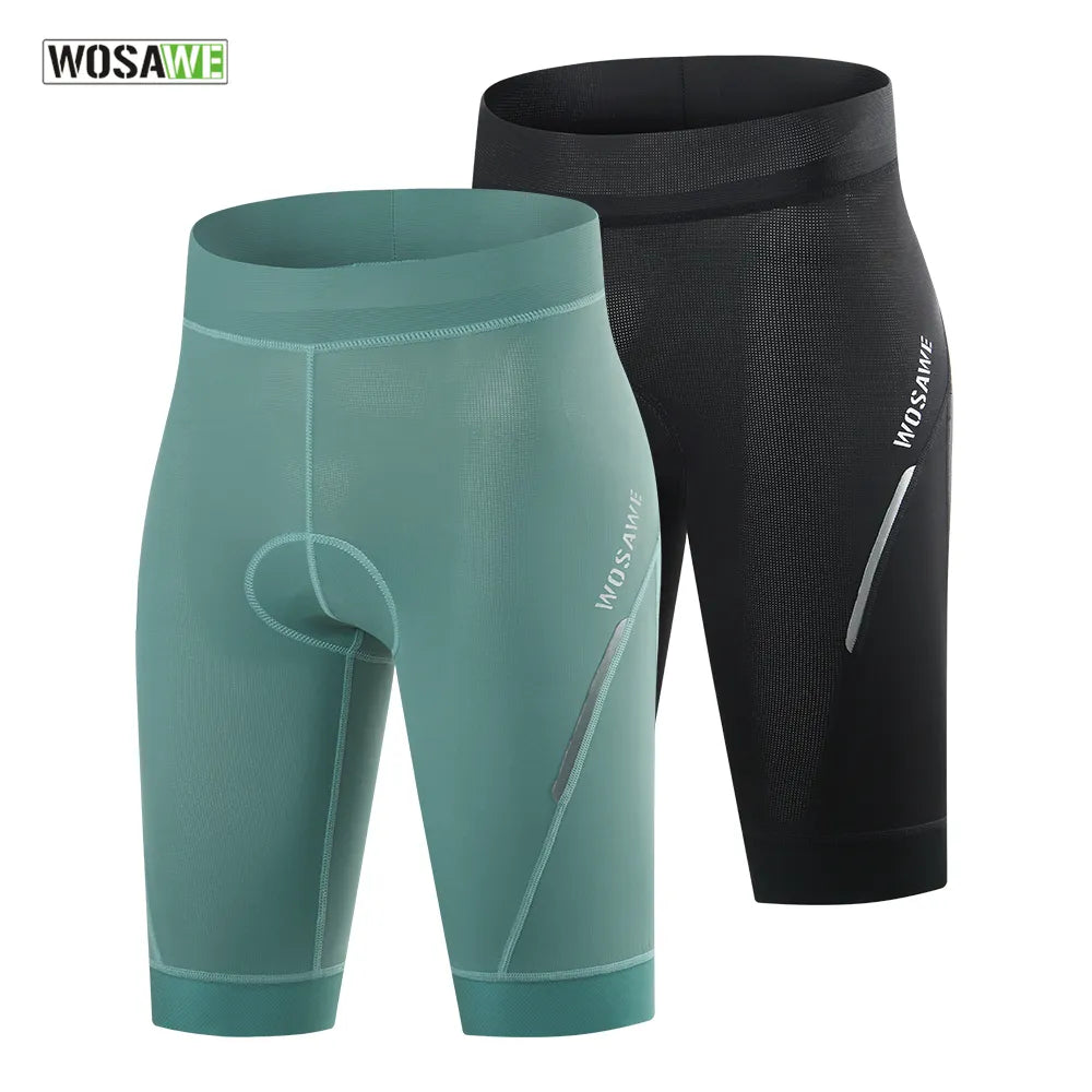 WOSAWE Quick Dry Women 3D Gel Padded Cycling Shorts Shockproof MTB Mountian Bicycle Shorts Road Racing Bike Shorts Breathable-WAYBIKER