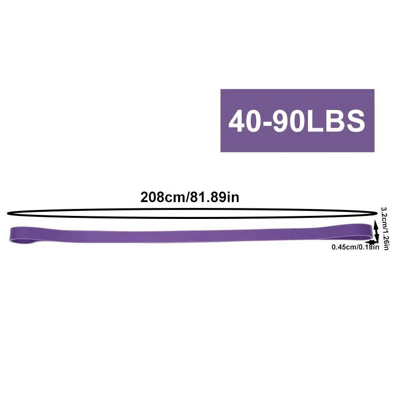 Unisex Fitness Band Pull Up Elastic Rubber Bands Resistance Loop Energy Set Home Gym Workout Expander Strengthen Trainning-WAYBIKER