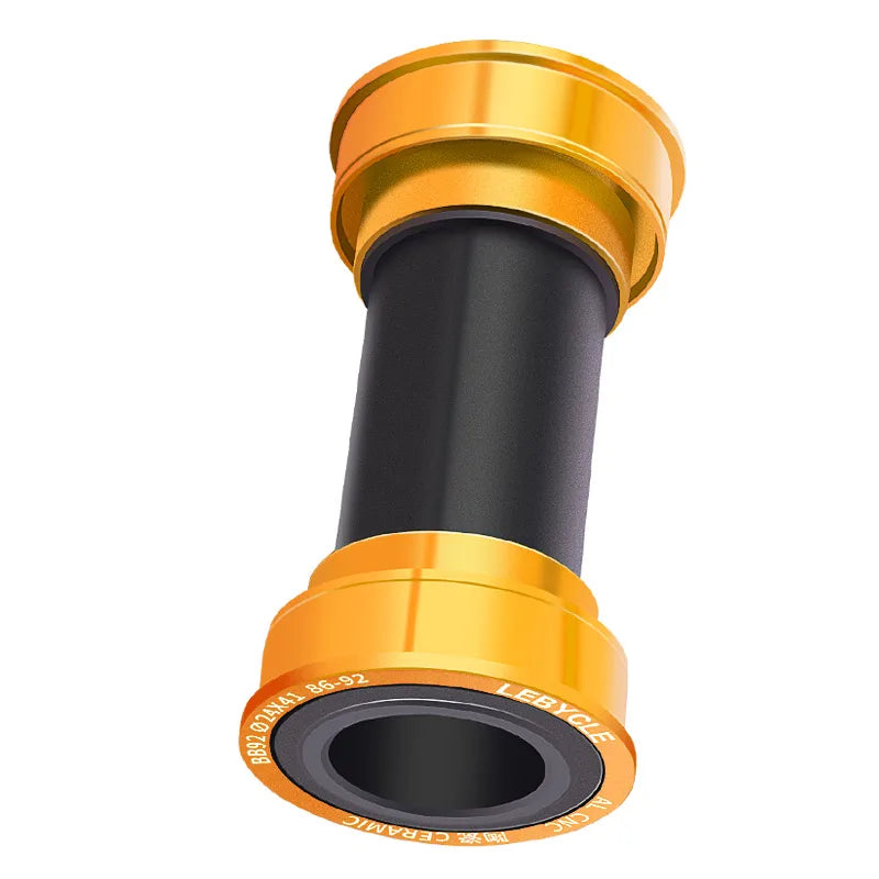 Lebycle BB92 MTB Road Bike Press Fit Bottom Bracket 41mm length BB86-92mm 24mm Crankset Fits for Shimaxx SRAAM GXP-WAYBIKER