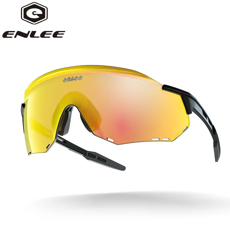ENLEE Cycling Glasses Outdoor Sports Fashion Polarized Sunglasses Windproof And Universal Sunglasses For Men And Women Bicycle-WAYBIKER
