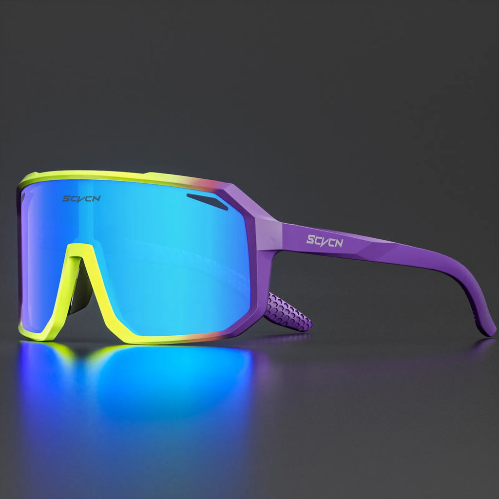 SCVCN Cycling Glasses Men MTB Cycling Sunglasses Outdoor Sports Bicycle Sunglasses Women Road Bike Glasses UV400 Bicycle Glasses-WAYBIKER