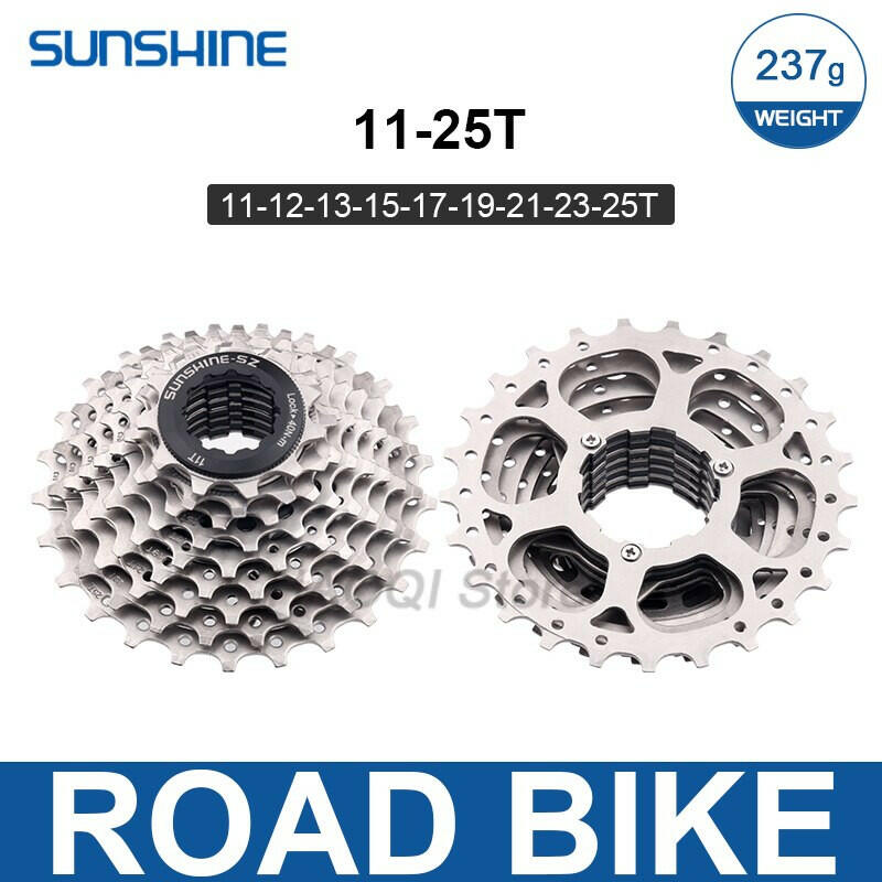 Sunshine HG Road Bike Cassette 8 9 10 11 12 Speed 11-23T/25T/28T/30T/32T/34T Bike Flywheel Sprocket for SHIMANO-WAYBIKER