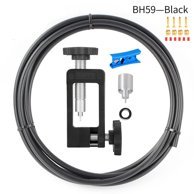 TOOPRE Bike Hydraulic Disc Brake Oil Needle Tool Driver Hose Cutter Cable Pliers Olive Connector Insert BH59 BH90 Install Press-WAYBIKER