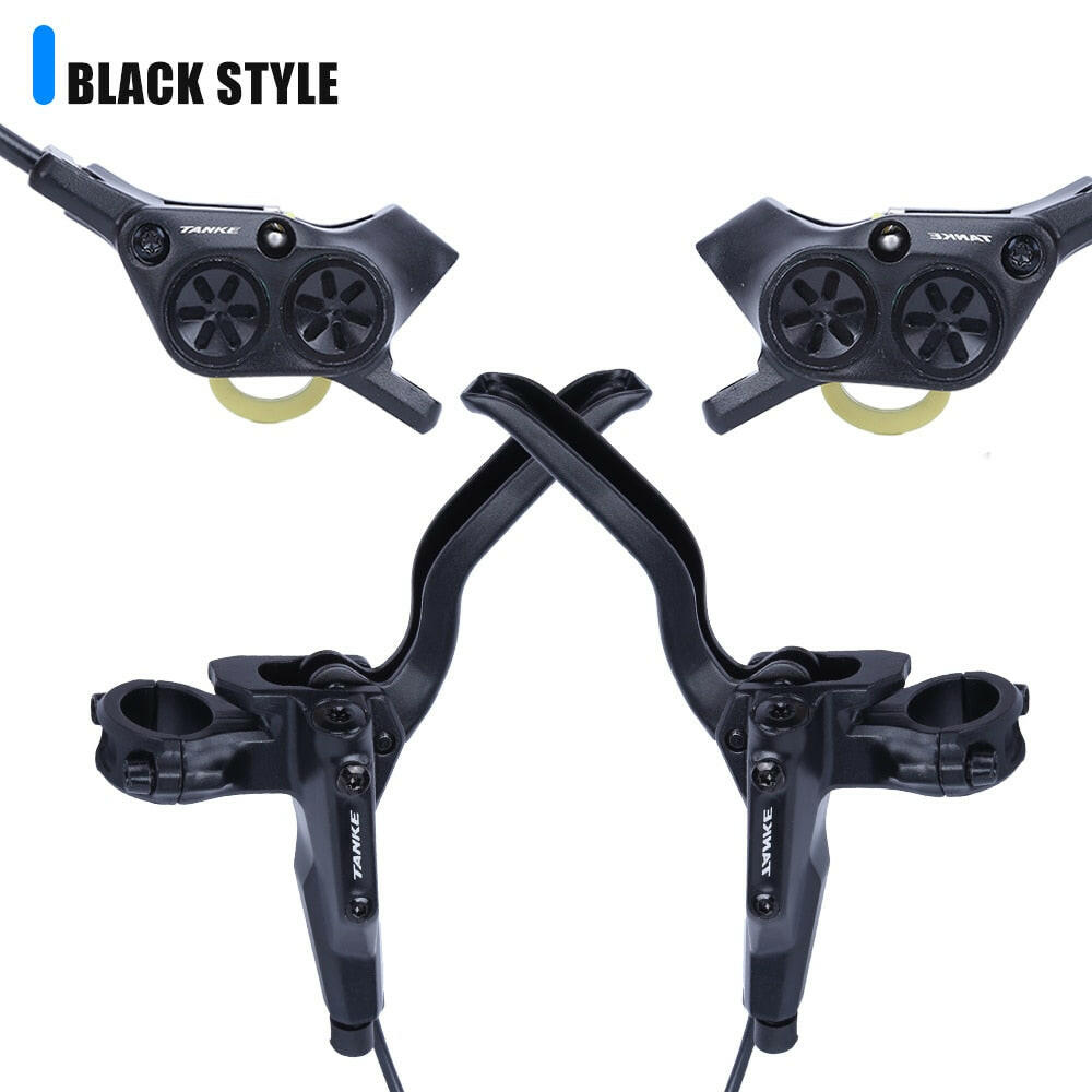 TANKE E-Bike MTB Electric Bike Hydraulic Disc Brake Set 160mm Rotors Oil Calliper Plate Front Rear Mountain Bicycle Clamp  tb700-WAYBIKER
