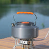 1.1L 2L1.5L Camping Water Kettle Outdoor Coffee Kettle Tableware Picnic Set Supplies Equipment Utensils Tourism Cookware-WAYBIKER