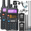 1/2PCS BaoFeng UV-5R 8W Tri-Power Walkie Talkie High Power Dual Band Long Range 128 CH Portable Handheld UV 5R Ham Two Way Radio-WAYBIKER