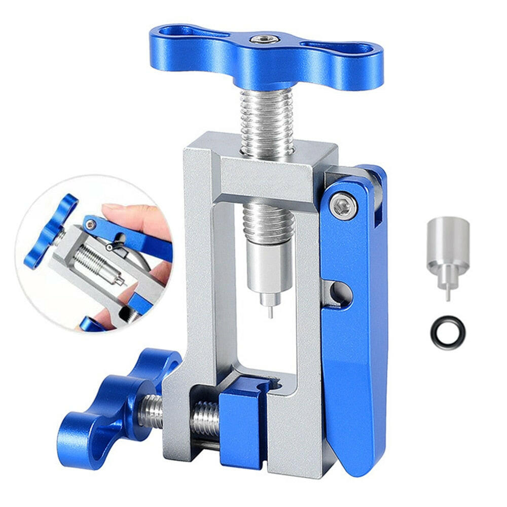 2 in 1 Bike Hydraulic Disc Brake Oil Needle Tools Driver Hose Cutter Cable Pliers Olive Connector Insert BH59 BH90 Install Press