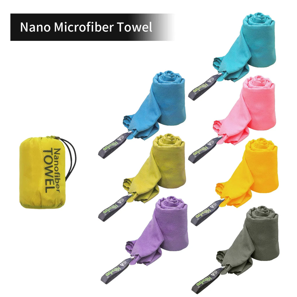 Hiturb Outdoor Travel Round Cloth Bag Embalagem Toalha De Secagem Rápida Absorvente Secagem Rápida Leve Portátil Praia Corren-WAYBIKER