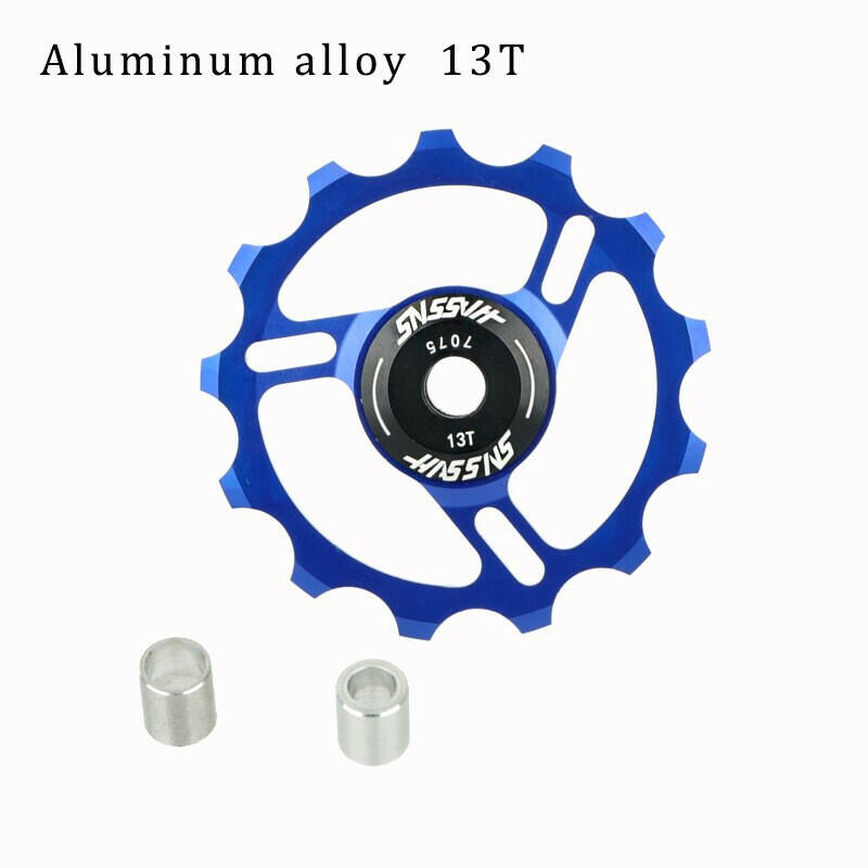 HASSNS Mtb Pulleys Bicycle Derailleur Metal Ceramics Bearing Road Mountain Bike Rear Derailleur Pulley Wheel 11T 13T Cycling-WAYBIKER