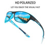 1 pc Men's Polarized Cycling Sunglasses Men Women Driving Hiking Sun Glasses Fishing Anti-glare UV400 Eyewear TAC Lens