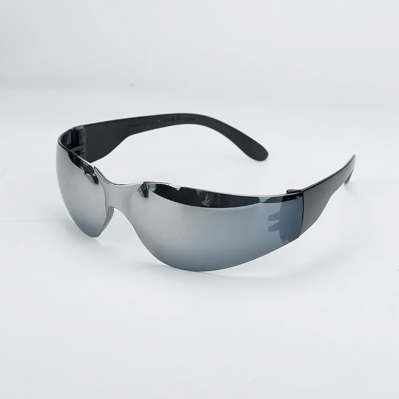 New Cycling Sunglasses Outdoor Sports Cycling Glasses Windshield Goggles Unisex Goggles Rimless Sport UV400 Riding-WAYBIKER